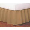 Amuze Bedding Egyptian Cotton 300 Thread Count 1 PC Tailored Single Ruffled/Dust Ruffle Bed Skirt (Mocha, Cal King, Drop Length 15 Inches) view 1