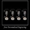 Abercrombie Scottish Clan Crest Beer Stein Set of 4  16oz Engraved Glass Mugs With Personalization view 4