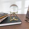 Bard's Brass-toned Egg Stand/Holder, Twig Branch Leg, 2.875" Diameter view 3
