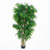 AMERIQUE 6 Feet Gorgeous & Unique Dense Bamboo Tree Artificial Plant with Nursery Plastic Pot, Real Touch Technology, with UV Protection, Super Quality, Green view 1