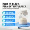Brewing & Fermentation Heat Pad with Heating Thermostat - 12" Sourdough Starter Warmer Mat, Beer & Wine Fermenting - Heating Mat for Kombucha Jar, Carboy, Glass Jar, Fermentors with Heater Temp Strip view 2