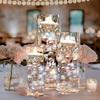 150 Floating Rose Gold Pearls - Jumbo Sizes - with Must Have Tranparent Water Gels KIT for The Best Floating Effect - Fills 2 GL of Gels for Vase Decorations-White Submersible Fairy Lights view 2