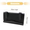 X AUTOHAUX Sun Visor Tissue Holder for Car Sun Visor Napkin Holder Car Visor Tissue Holder PU Leather Tissue Box Black view 3