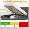 BEAMNOVA 4.6 FT Bed Lift Mechanism, 198-286 lbs Load Capacity, Lifting Gas Spring Set, Heavy Duty, for Storage Box Bed Sofa, Space Saving DIY Project view 4