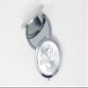 AmoreCreations -12 Piece New Baptism Mini Compact Mirror Key Chain Party Favor for Boys and Girls - Bautizo Recuerdos Angels & Baby Design Makeup Compact/First Communion (Dove/Silver Compact Mirror) view 1
