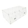 FixtureDisplays 24 X 12 X 8" Acrylic Candy Bin Plaxiglass Organizer 4 Compartments Display Bin for Candy, Cereal, Chocolate Coffee Beans, Stackable Assembly Video Provided 100827-NEW-FBA view 3