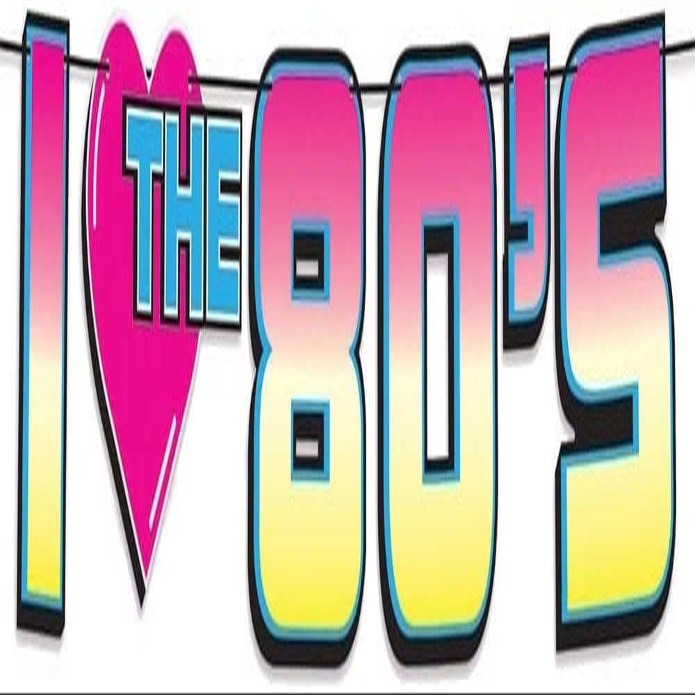 Beistle I Love The 80's Streamer