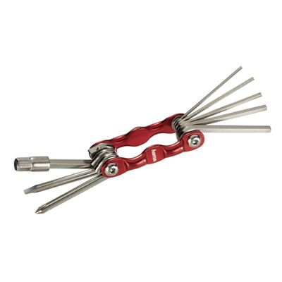 Hama Mini Folding Tool Kit for Bike, 9 Pieces