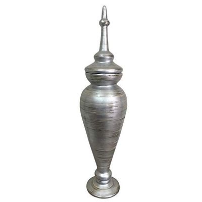 34" Indoor Urn Floor Vase Decorative Urn