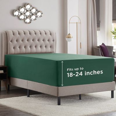 Empyrean Extra Deep Pocket Full Size Fitted Sheet Only, Fitted Sheet Full