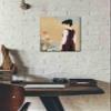 Epic Graffiti 'Poppies and a Woman' by Sai Tamiya, Canvas Wall Art, 12"x16" view 2