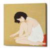 Epic Graffiti 'A Woman Painting a Pedicure' by Sai Tamiya, Canvas Wall Art, 12"x16" view 1