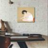 Epic Graffiti 'A Woman Painting a Pedicure' by Sai Tamiya, Canvas Wall Art, 12"x16" view 2
