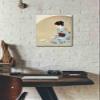 Epic Graffiti 'Cat And Woman' by Sai Tamiya, Canvas Wall Art, 12"x16" view 2