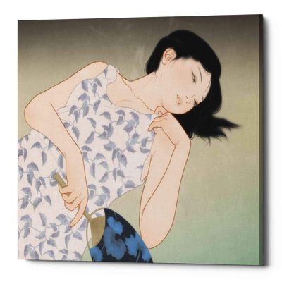 Epic Graffiti 'Evening Cicada' by Sai Tamiya, Canvas Wall Art, 16"x12"