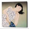 Epic Graffiti 'Evening Cicada' by Sai Tamiya, Canvas Wall Art, 16"x12" view 1