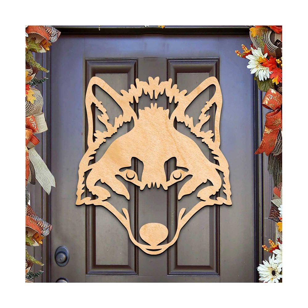 Celtic Wolf Wooden Wall Decor art by G.DeBrekht 93165H-18 - Designocracy