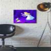 Epic Graffiti 'Alice's and the Rabbit' by Sai Tamiya, Canvas Wall Art, 18"x16" view 2