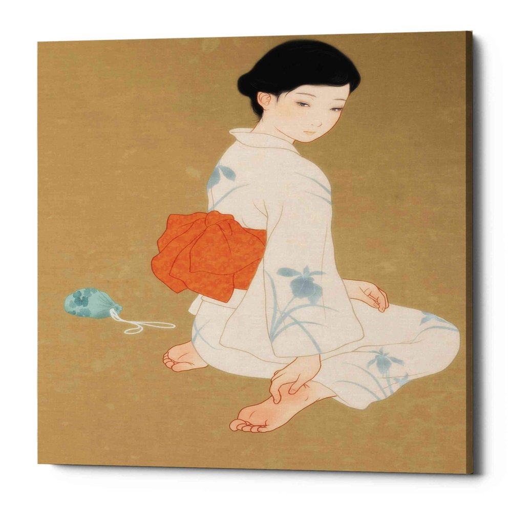 Epic Graffiti 'After The Summer Festival' by Sai Tamiya, Canvas Wall Art, 12"x16"