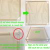 HORTIPOTS Herb Drying Rack 8 Layer Drying Net Dryer Stand Square 28 x 28 Inch to Dry Laundry Clothes or Cure Plants Like Herb Fruit Flowers view 2
