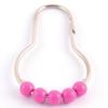 Aexit Home Bathroom Construction Hardware Stainless Steel Shower Curtain Drapery Hooks Rings Fuchsia 8pcs Model:57as615qo534 view 2