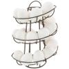 Egg Skelter Deluxe Modern Spiraling Dispenser Rack, Brown, Stylish Kitchen Storage for Eggs view 1