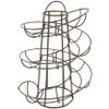 Egg Skelter Deluxe Modern Spiraling Dispenser Rack, Brown, Stylish Kitchen Storage for Eggs view 2