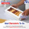 MT Products White Long Bakery Boxes - Chocolate Covered Strawberry Boxes Auto-Popup 12.5" x 5.5" x 2.25" - Pack of 15 (Strawberries Not Included) view 4