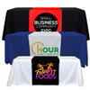 UV Center Table Runner, Tablecloth Table Cover, Custom with Your Design Image Logo Text Sign for Indoor Outdoor Business Show (36 x 72 Black) view 1