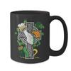 BeeTeeStore Celtic Cross Ireland Mug - Irish Heritage Symbol Design - 15oz Black Ceramic Coffee Cup for St. Patrick's Day and Thoughtful Heritage Gifts - Large Tea Mug view 2
