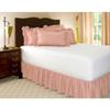 Amuze Bedding Egyptian Cotton 300 Thread Count 1 PC Tailored Single Ruffled/Dust Ruffle Bed Skirt (Peach, King XL, Drop Length 15 Inches) view 2