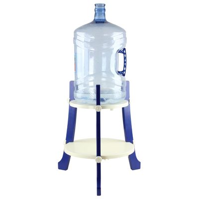 Dolphin 5 Gallon Water Bottle Stand, Drink Dispenser Cooler Stand, Storage Rack Holder, Holds 2 to 6 Gallon Bottles, Resistant to Rust, Corrode, Perfect for Camping, Hiking, Office, Home, Sport Events