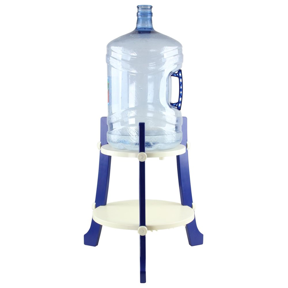 Dolphin 5 Gallon Water Bottle Stand, Drink Dispenser Cooler Stand, Storage Rack Holder, Holds 2 to 6 Gallon Bottles, Resistant to Rust, Corrode, Perfect for Camping, Hiking, Office, Home, Sport Events