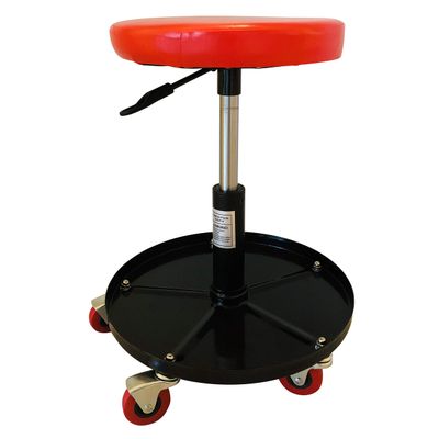 Professional EZ Travel Collection Adjustable Air Roller Hydraulic Rolling Swivel Stool with Tray (Adjustable Height)