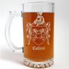 Collins Irish Family Coat of Arms 16oz Beer Stein Set of 4  Personalized Heraldic Engraving view 4