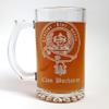 Buchanan Scottish Clan Crest Beer Stein 16 oz Set of 4  Personalized Heraldic Engraving view 3