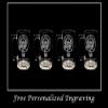 Buchanan Scottish Clan Crest Beer Stein 16 oz Set of 4  Personalized Heraldic Engraving view 4