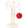 Bard's 6 Arm Gold-Toned Ornament Stand, 12" H x 6" W x 6" D view 2