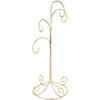 Bard's 4 Tiered Gold-toned Ornament Stand, Tree, 14" H x 6.75" W x 6.75" D view 1