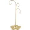 Bard's Filigree 3 Arm Gold-Toned Ornament Stand, 12.75" H x 5" W x 5" D view 1