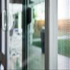 Sliding Glass Door Draft Stopper | Energy-Efficient Weatherstripping for Sliding Door Pet Panels | Dog and Cat Door Compatible | Universal Fit & Easy Installation | White, 81" Length view 2