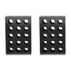 MH GLOBAL Set of 2 Pieces 25x50x75mm Precision Blocks 23 Holes Parallel Clamping Milling view 1