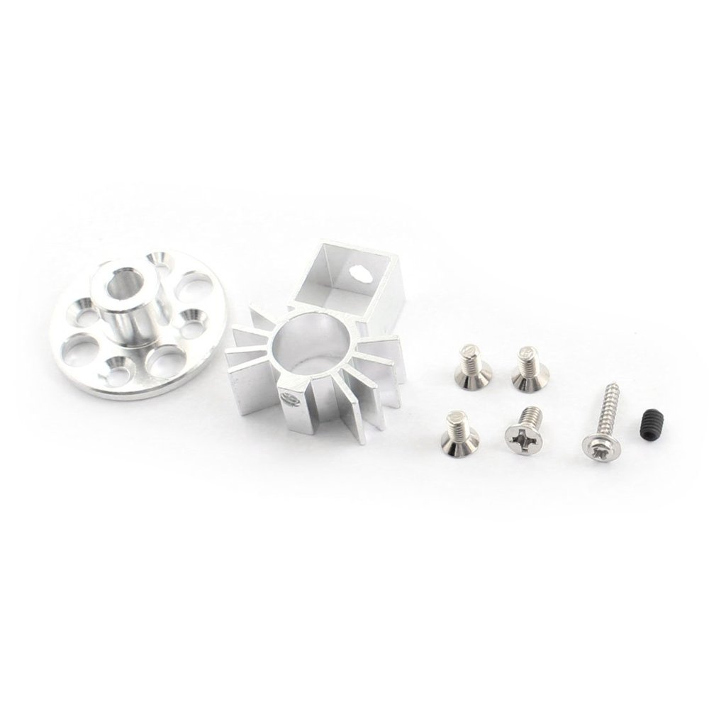 Aexit RC Fixed Electrical equipment Wing Airplane 22mm Brushless Motor Silver Tone Metal Holder Stand Kit