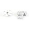 Aexit RC Fixed Electrical equipment Wing Airplane 22mm Brushless Motor Silver Tone Metal Holder Stand Kit view 2