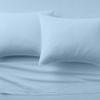 4 Piece Sheet Set Full (54"x75") Size Light Blue Solid, 100% Egyptian Cotton, High-Thread-Count Cooling Bed Sheets, 9 Inch Deep Pocket of Fitted Sheet, Quality Cotton Bed Sheets For Full Size Bed view 3