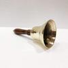 Antique Handmade Nautical Vintage Shiny Brass Hand Bell Solid Brass Bell Collectibles view 4