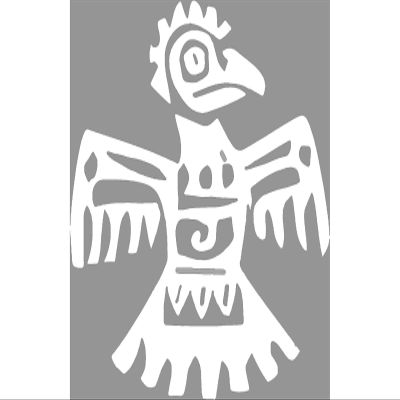 ION Graphics Magnet Eagle - White Aztec Eagle Vinyl Magnet - Eagle Vinyl Magnet - History - Perfect Aztec Culture Gift - Made in The USA Size: 4.000" x 4.000" inch