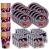 50's Diner Birthday Party Supplies Set Plates Napkins Cups Tableware Kit for 16 view 1