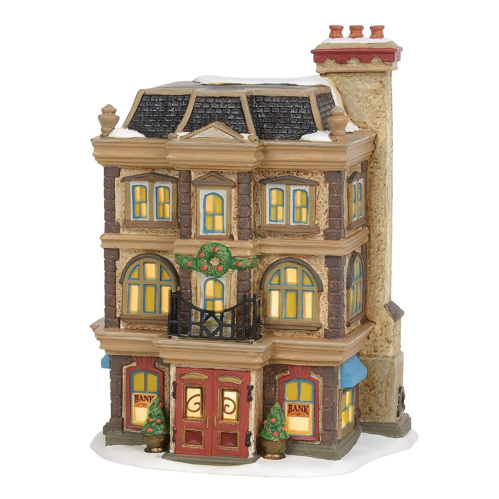 Department 56 Dickens Village Royal Bank of Cornhill Building Figurine 6003070