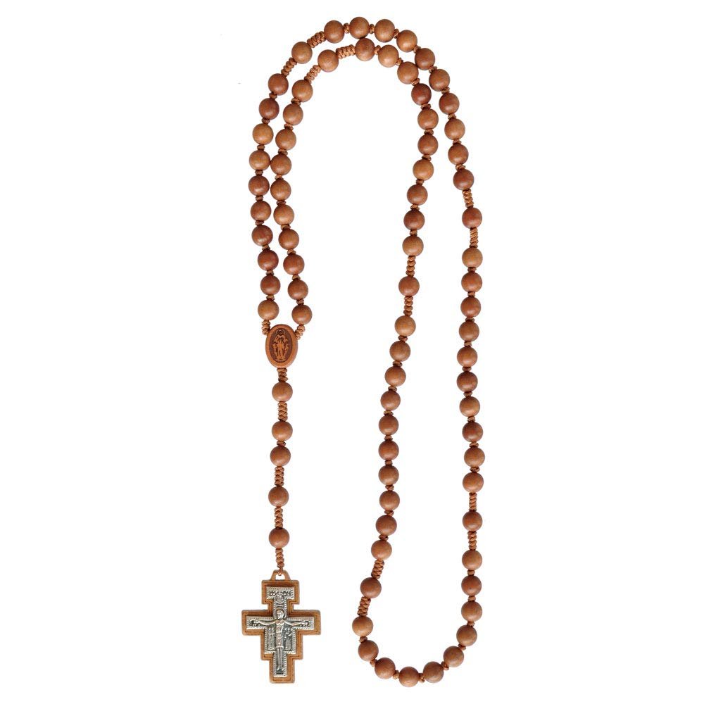 7 Decade Jujube Franciscan 8mm Rosary